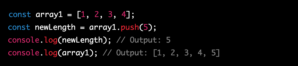 Zluck Solution - Push array example
