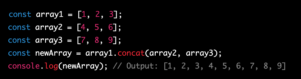 array concat example