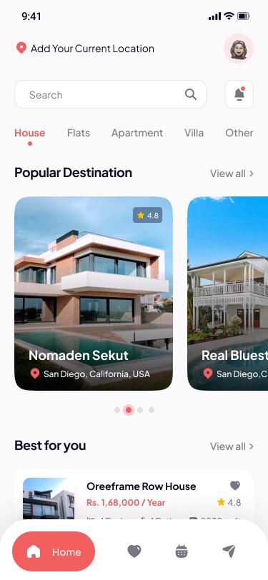 Ready Rental - Rental Properties Mobile App Flutter Template