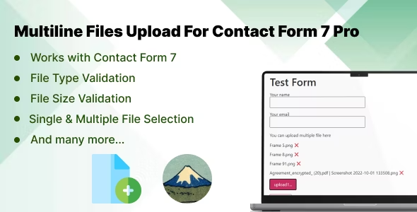 Multifile Upload for Contact Form 7 Pro - MFCF 7 Pro