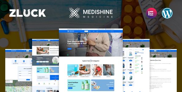 MediShine – Premium Medical eCommerce Template Kit