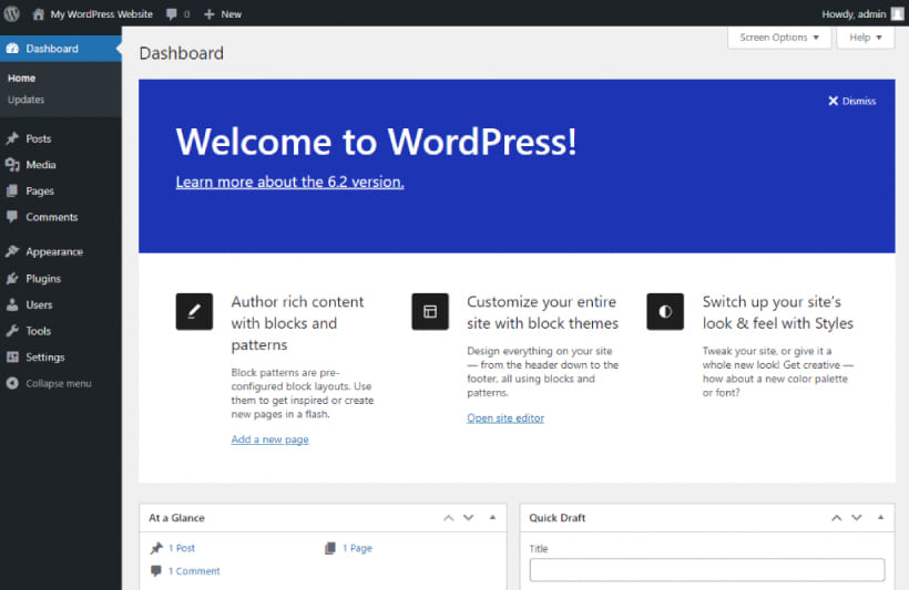 WordPress easy use